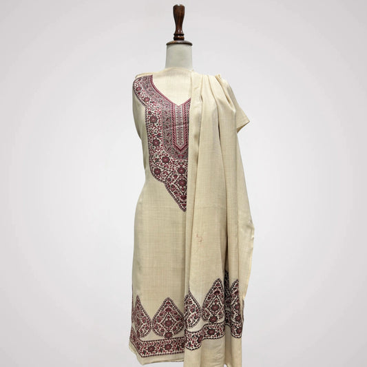 Jamawar Kani Gala 3 Piece Suit