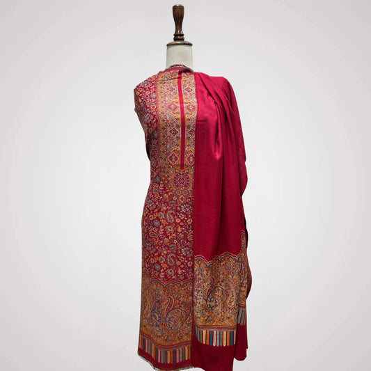 Jamawar Kani Jaal 3 Piece Suit