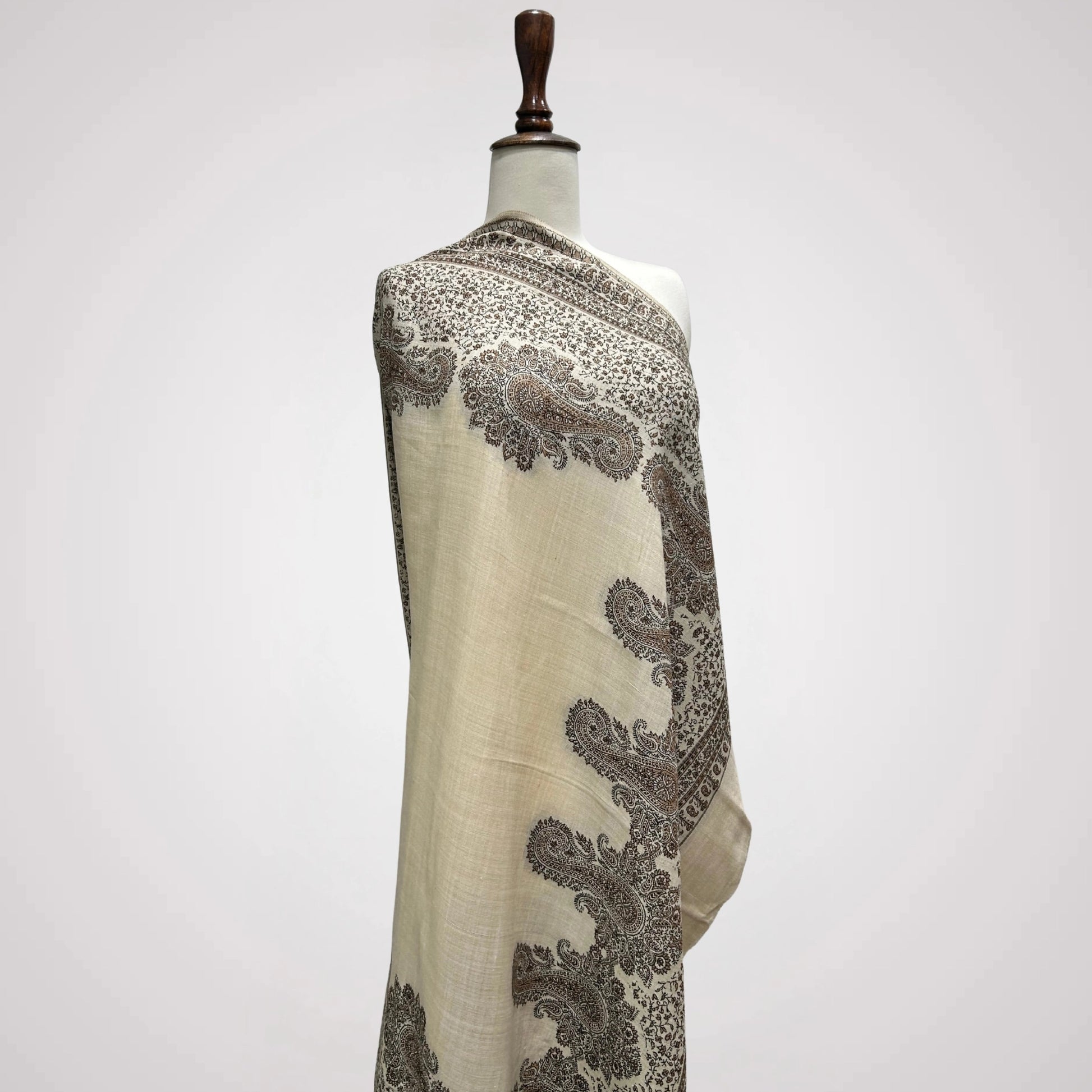 Jamawar Cari Border Shawl