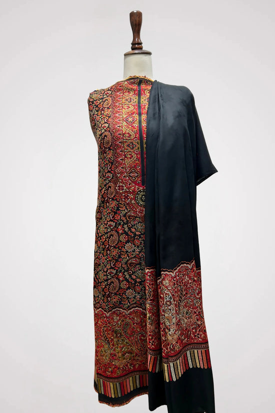 Jamawar Kani Jaal 3 Piece Suit
