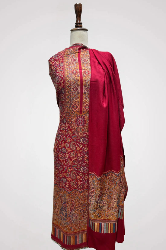 Jamawar Kani Jaal 3 Piece Suit