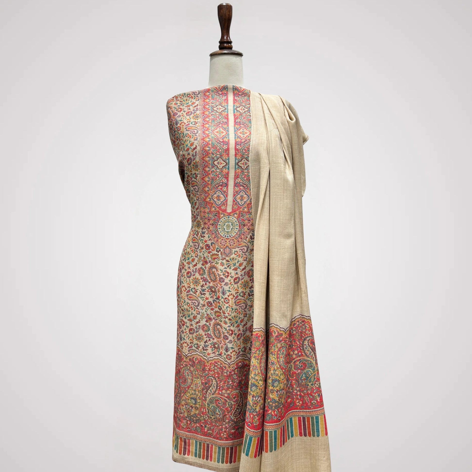 Jamawar Kani Jaal 3 Piece Suit